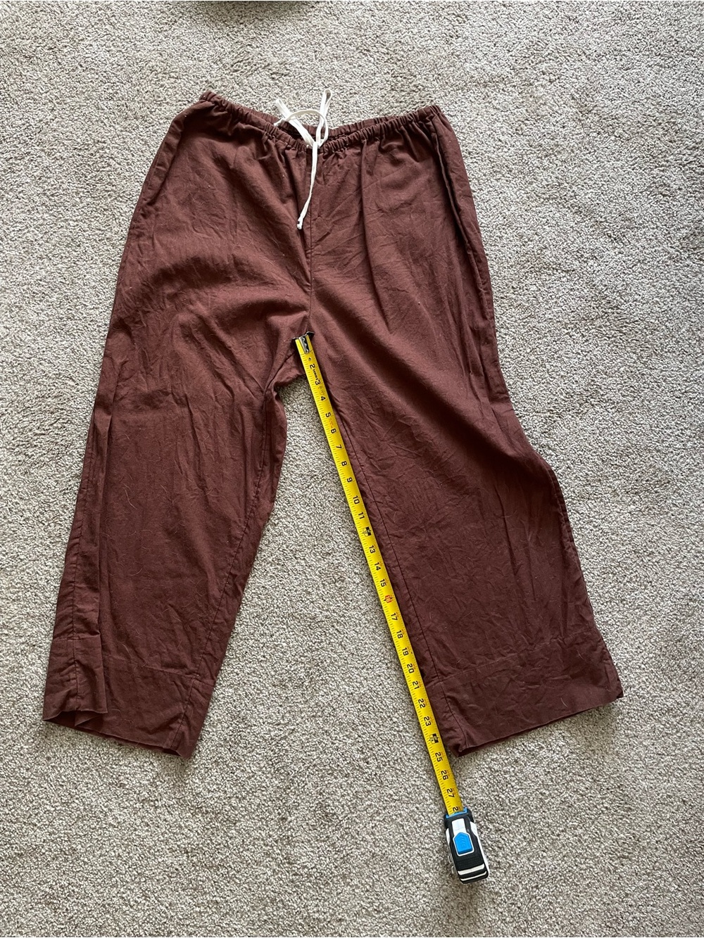 Free People Wide-Leg Linen Cotton Pants - Picture 5 of 5